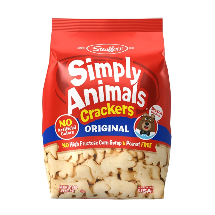Original animal crackers, 16 oz bag, front